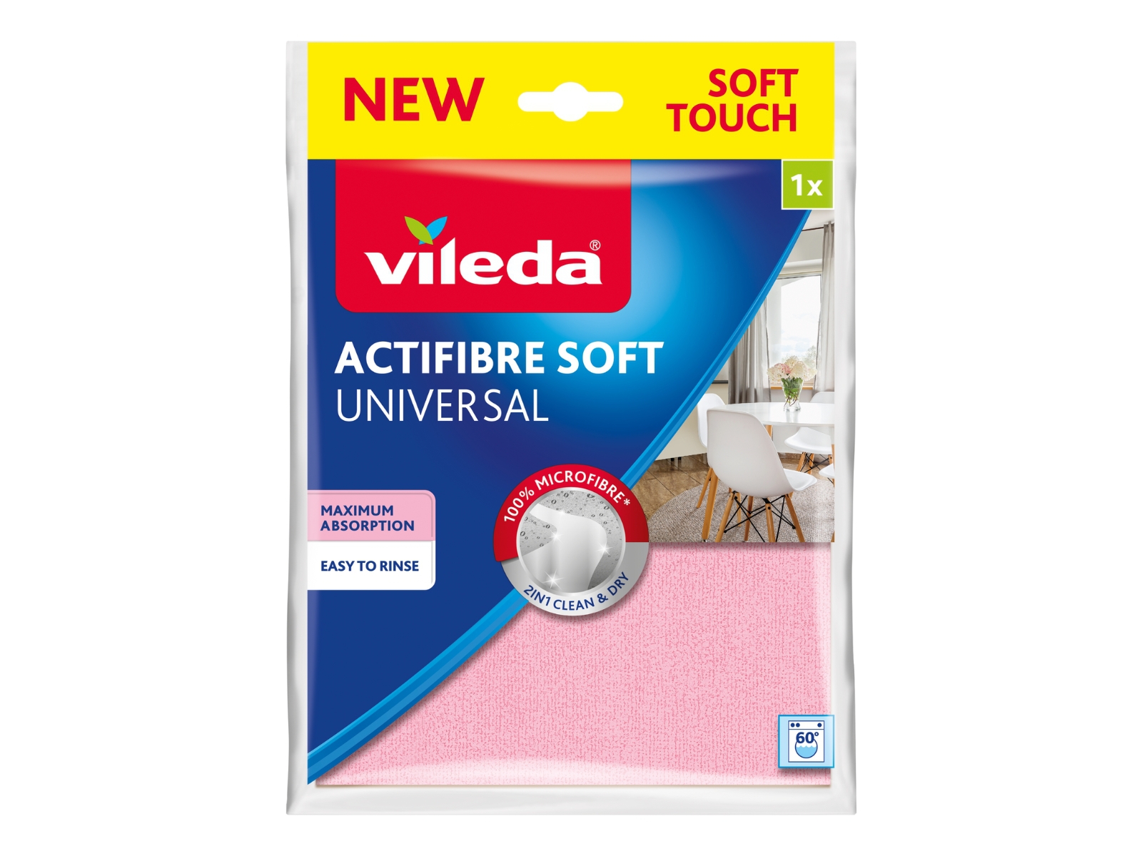Vileda ACTIFIBRE Soft Ściereczka 1 szt. 171805